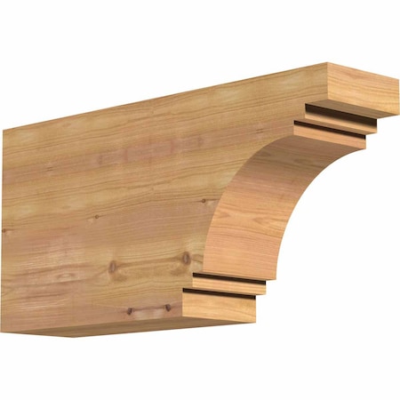 Ekena Millwork Pescadero Smooth Rafter Tail, Western Red Cedar, 5 1/2"W x 12"H x 24"L RFT06X12X24PEC00SWR